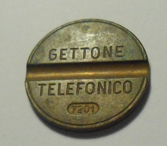 żeton telefoniczny Włochy gettone Telefonica Itali