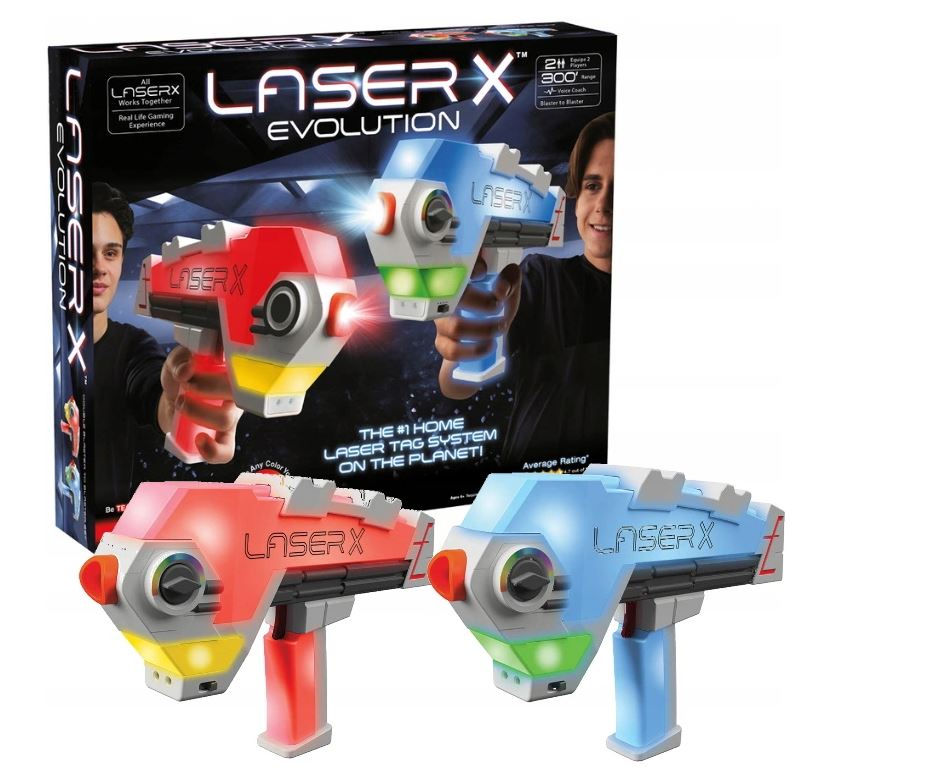 Laser-X Evolution Dwa pistolety na podczerwień