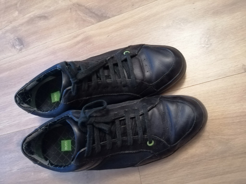 Boss green czarne męskie buty 44