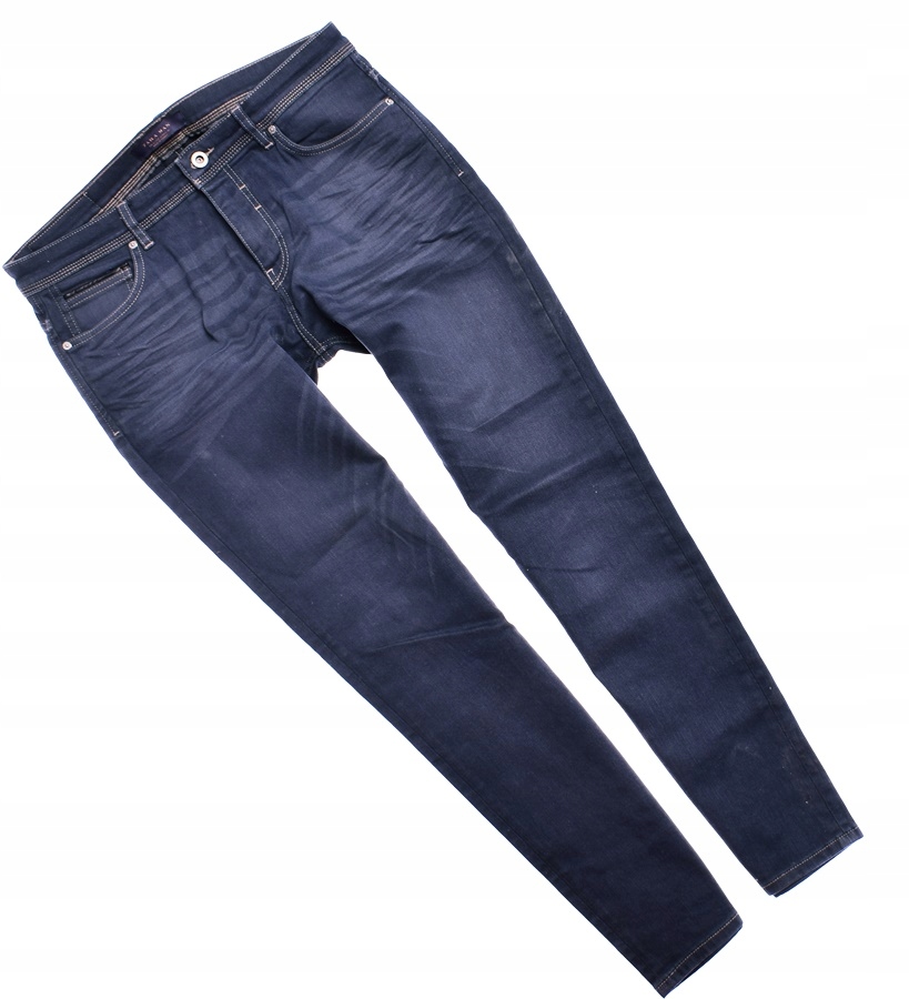 5506-19 ...ZARA... m#k SPODNIE JEANS PROSTE r.W34