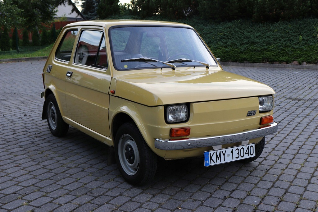 Fiat 126p ST przebieg 34 tys. 1985 PIĘKNY, FILM