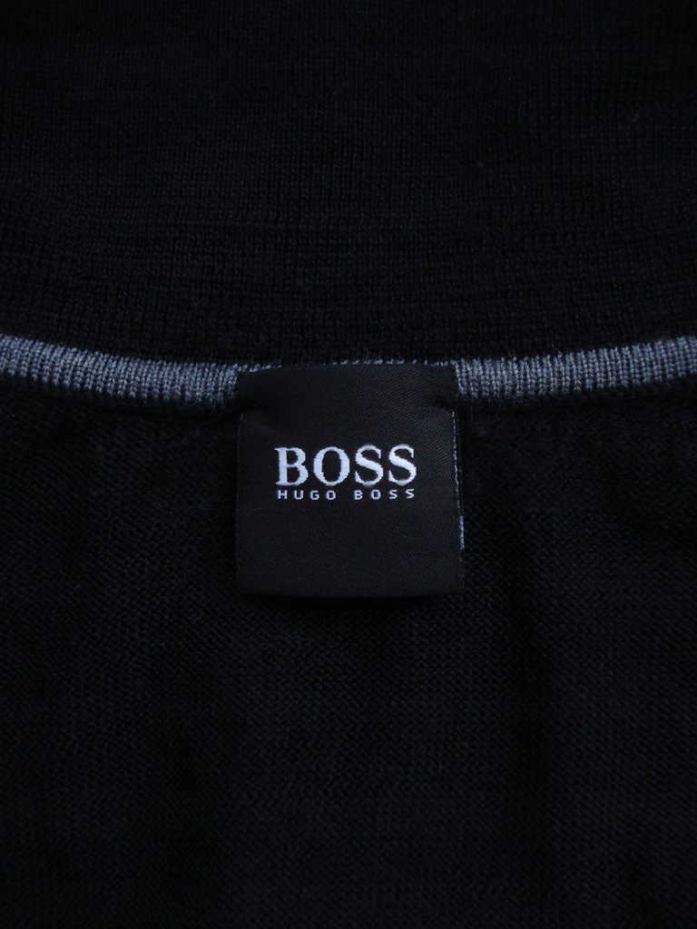 HUGO BOSS CZARNY SWETER WEŁNA WEŁNIANY COS ACNE