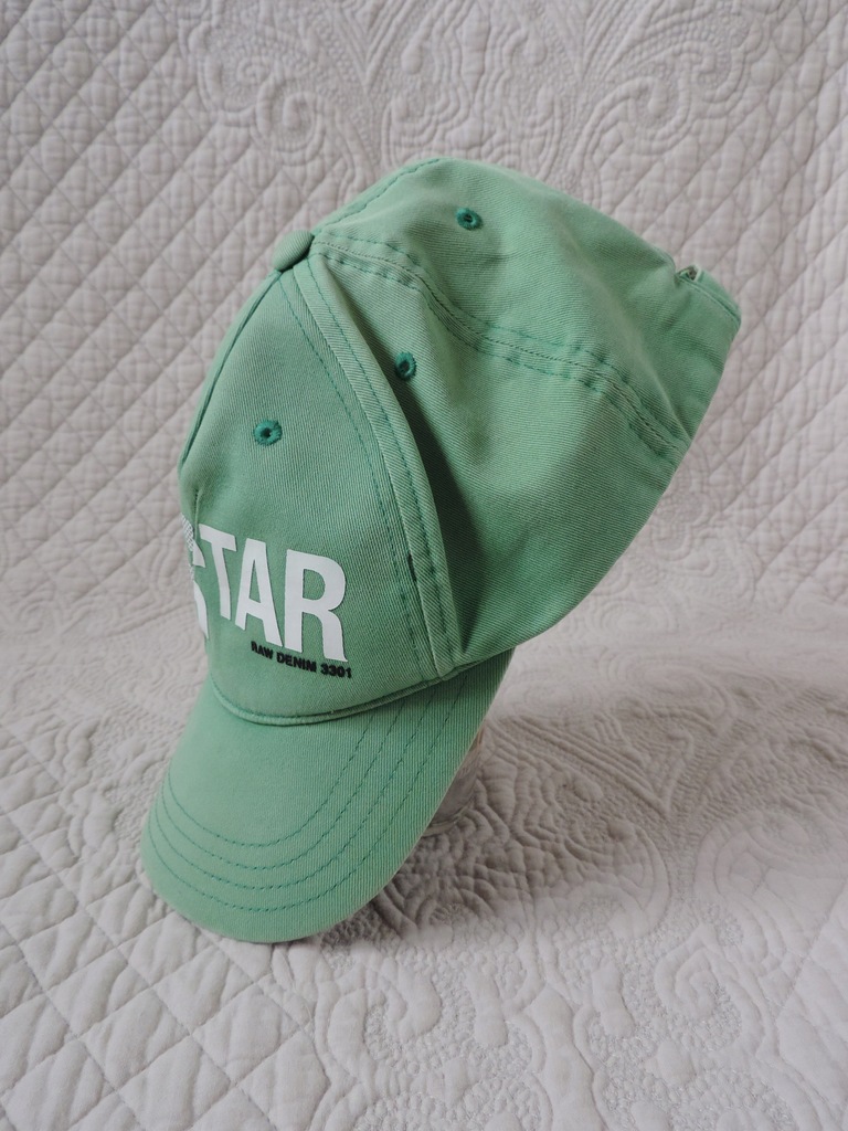 G-STAR RAW / zielona czapka z daszkiem