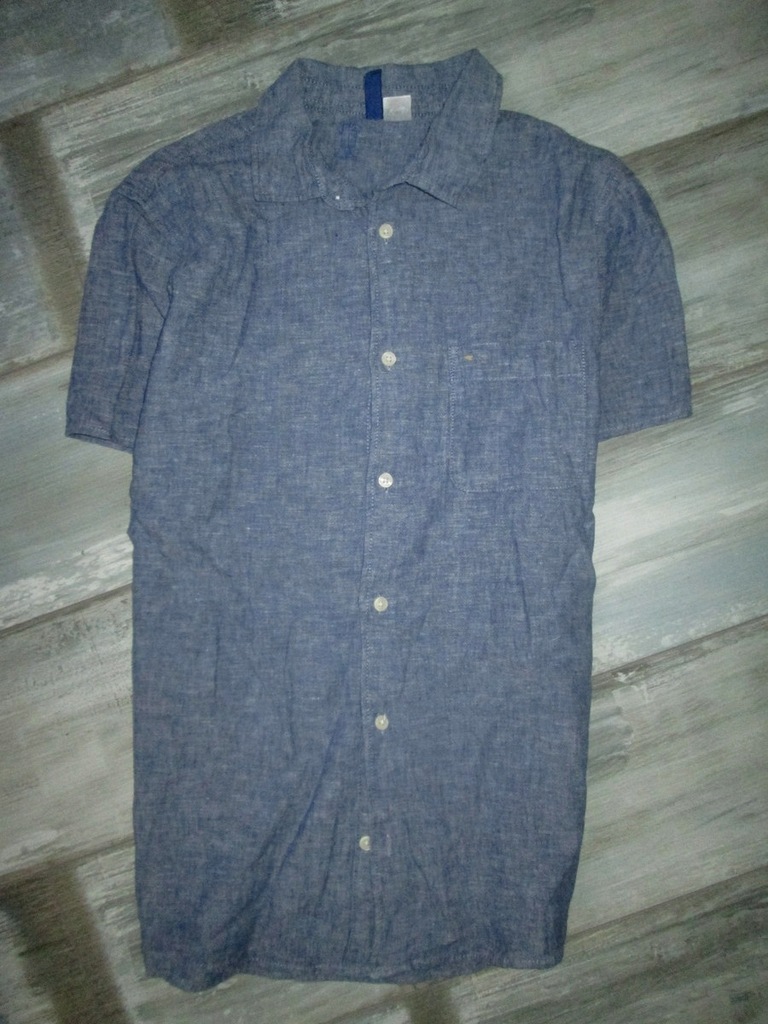H&M - męska koszula A'LA jeans dzinsowa - S