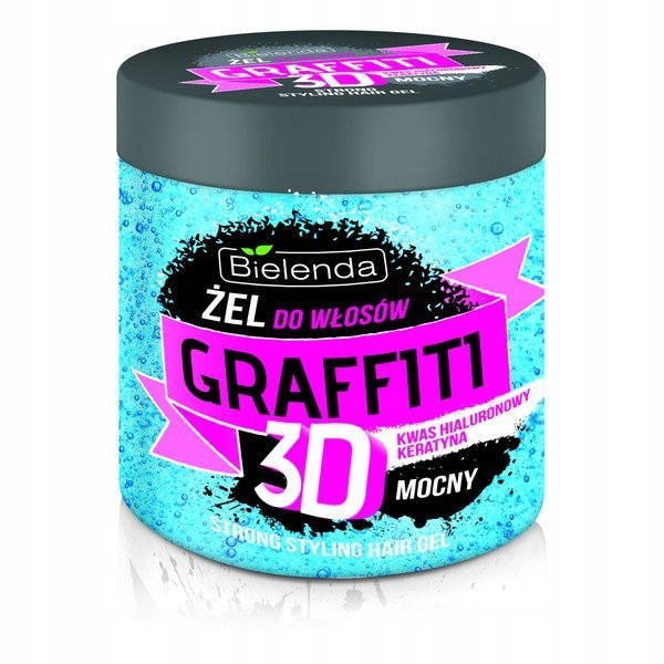 Graffiti 3D mocny żel do włosów z kwasem hialurono