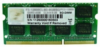 Pamięć G.SKILL SODIMM DDR3 8GB 1600MHz 11CL 1.5V SINGLE
