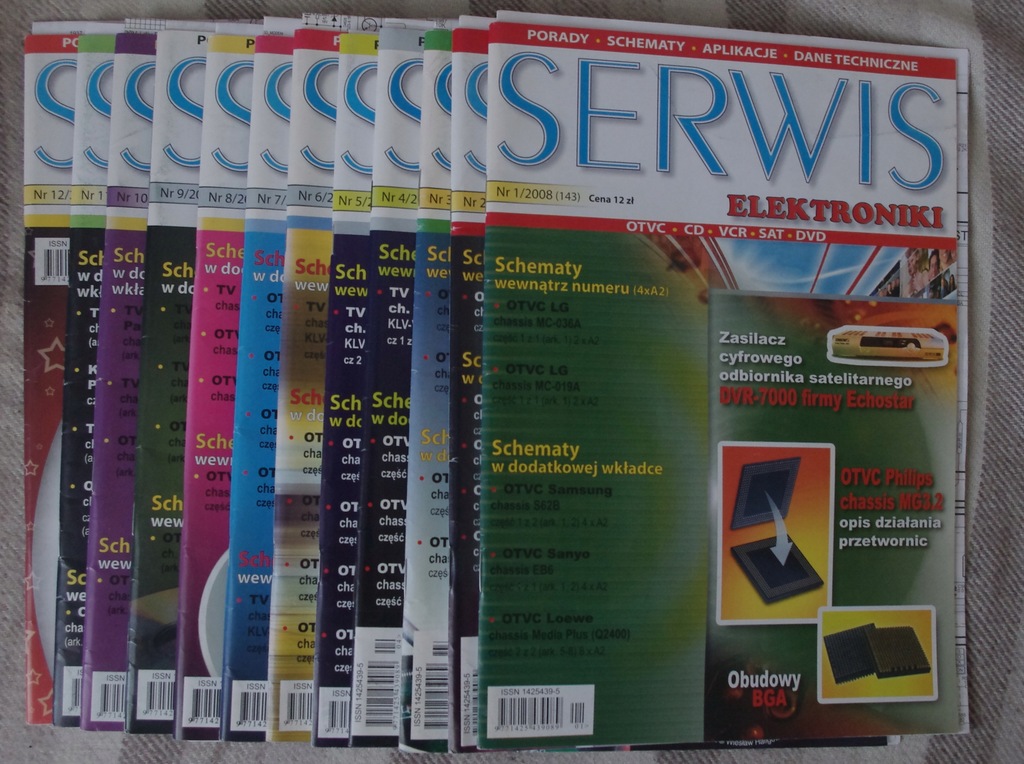 Rocznik 2008 czasopisma Serwis Elektroniki