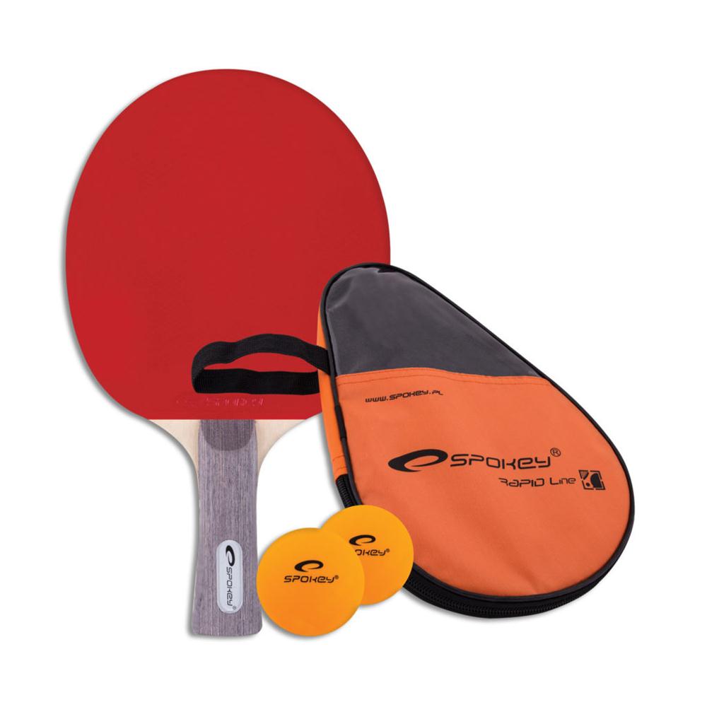 Zestaw ping pong paletka piłeczki pokrowiec Spokey - 6627330893