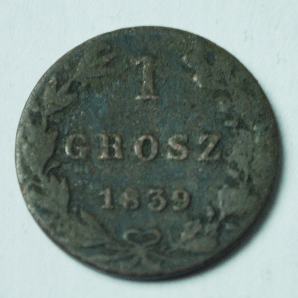 1 Grosz - Królestwo Kongesowe - 1839