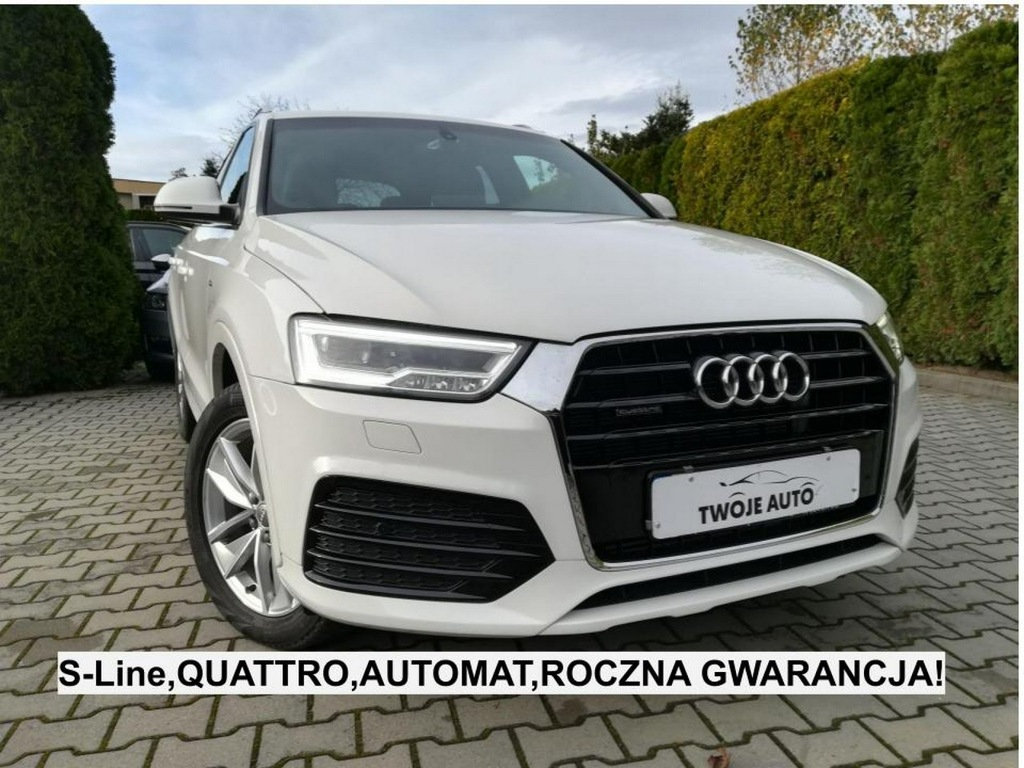 Audi Q3 S-Line, Quattro,roczna gwarancja!