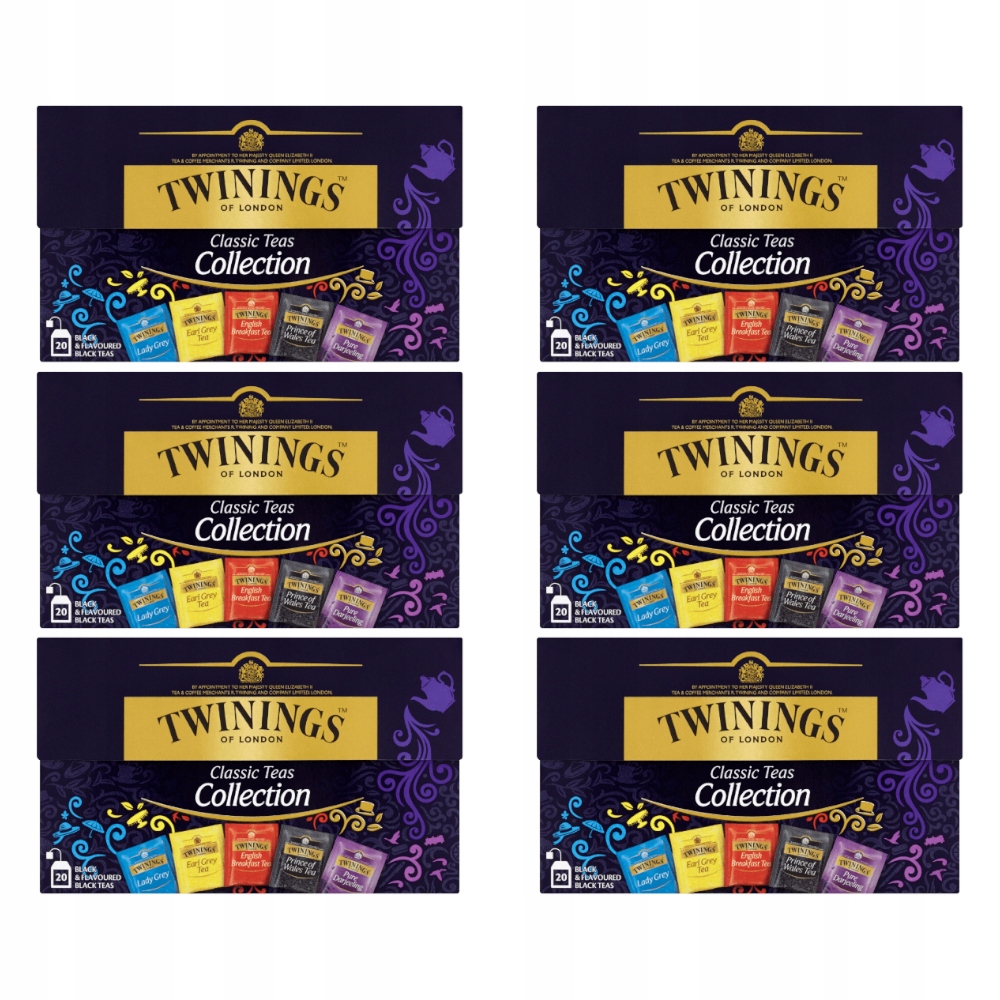 Twinings Kolekacja herbat czarnych 120 torebek