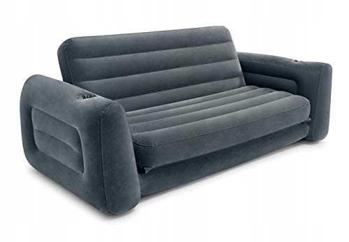 Sofa rozkładana dmuchana Intex 66552NP czarna