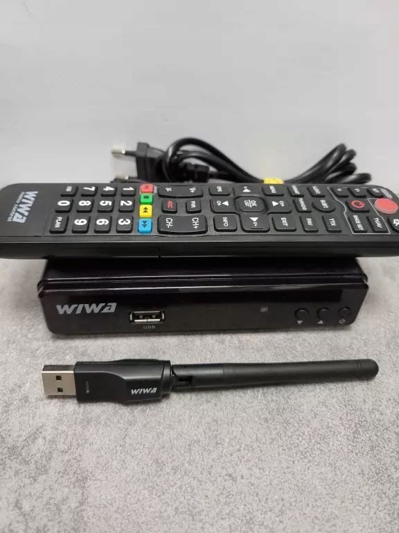 DEKODER DVBT 2 WIWA + KARTA WIFI WIWA USB