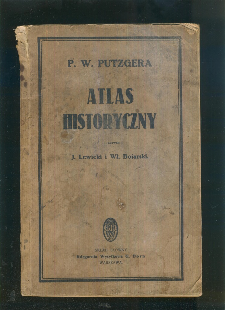 Atlas historyczny; P. W. Putzera; 1923; po polsku