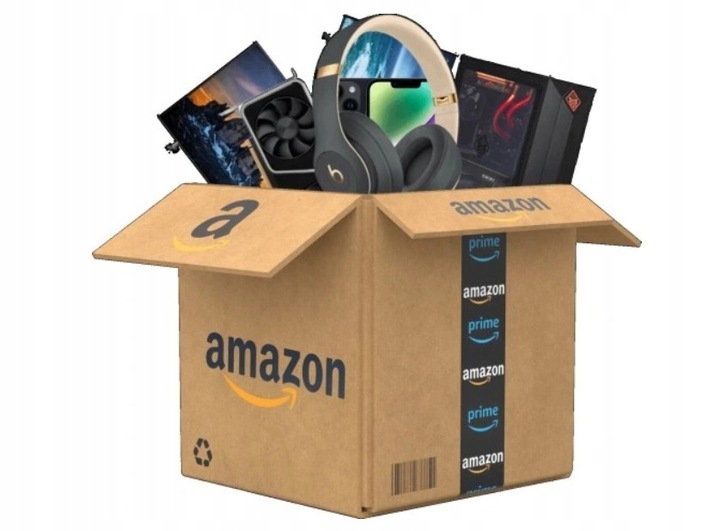 MIX elektroniki ABC box zwroty AMAZON ze specyfikacją