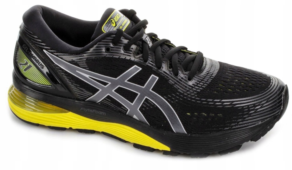 Buty ASICS Gel-Nimbus 21 Black / Lemon Spark #44