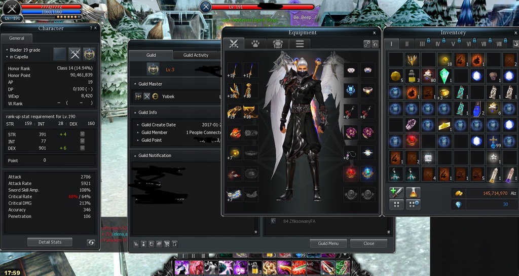 Cabal online Blader 191 Mercury "Przedmioty 13b~~