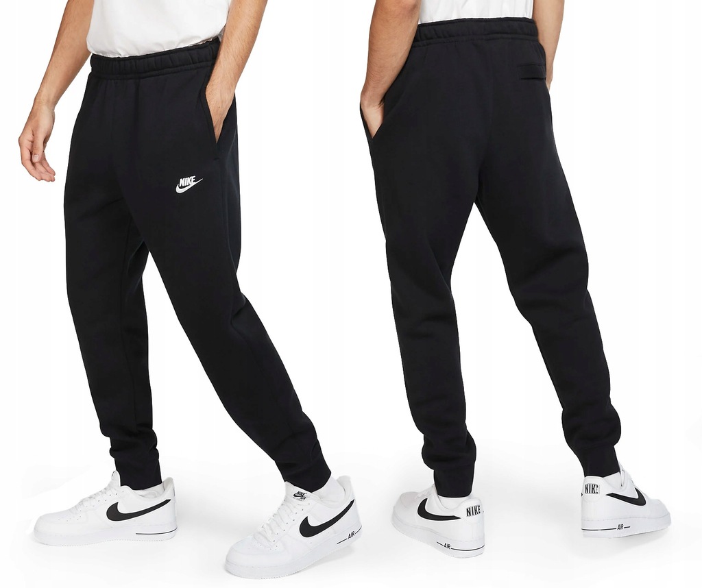 MĘSKIE SPODNIE DRESOWE NIKE JOGGERY BAWEŁNA BV2671