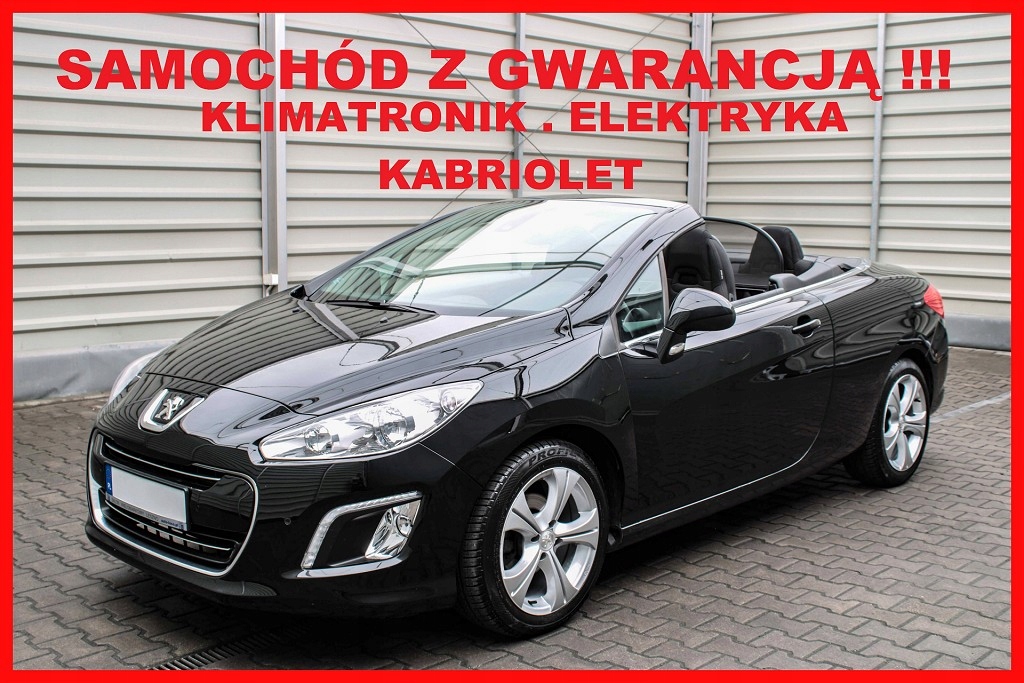 Peugeot 308 Cc Kabriolet 308 Cc Klimatronik 1 8245317822 Oficjalne Archiwum Allegro