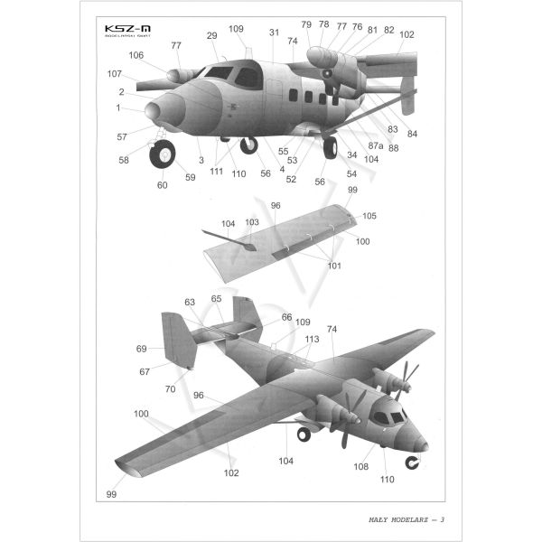 Купить Maly Modelarz MM 4-5-6/07 Самолет М-28Б Брайза 1:33: отзывы, фото, характеристики в интерне-магазине Aredi.ru