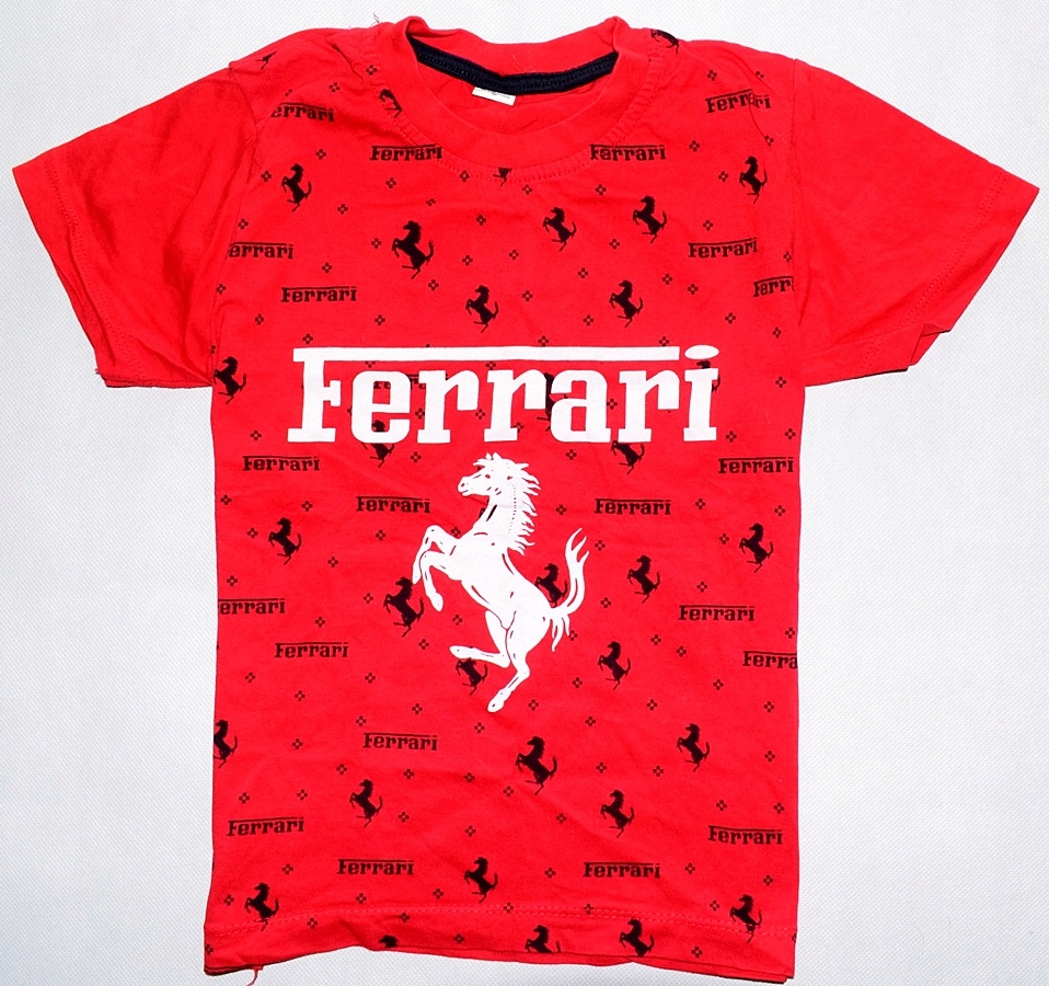 6021-16 ..KATEON PAMUK... n#s T-SHIRT FERRARI r.XS