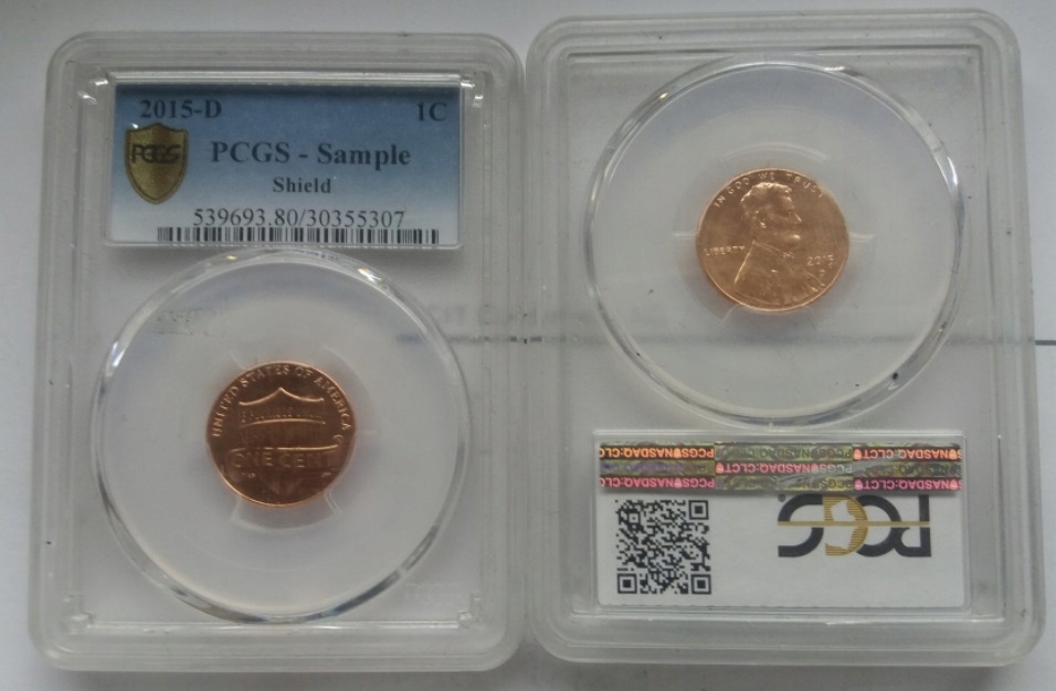 USA 1 cent 2015D PCGS próbka !