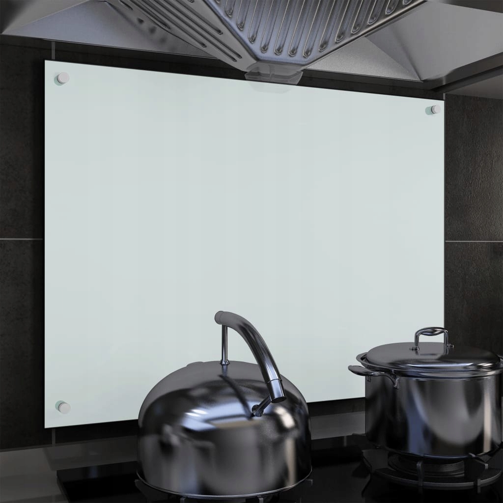 VidaXL Panel ochronny do kuchni, biały, 80x60 cm,