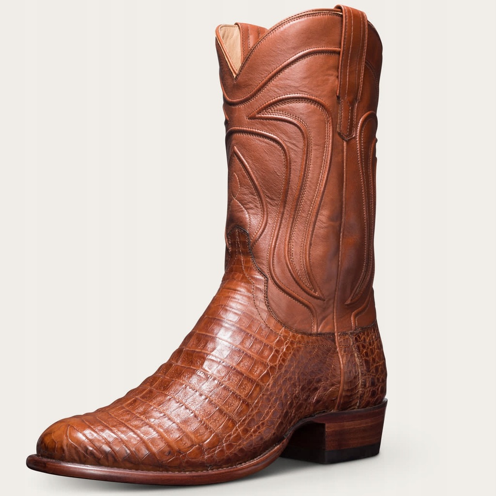 Tecovas Mens The Dillon Pecan Caiman Pecan