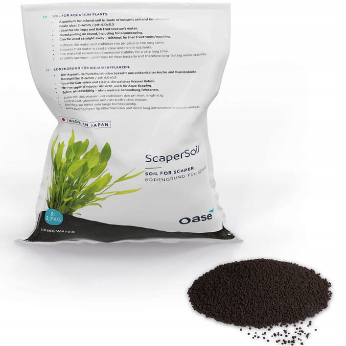 Oase ScaperLine Soil 3L czarne Podłoże dla roślin