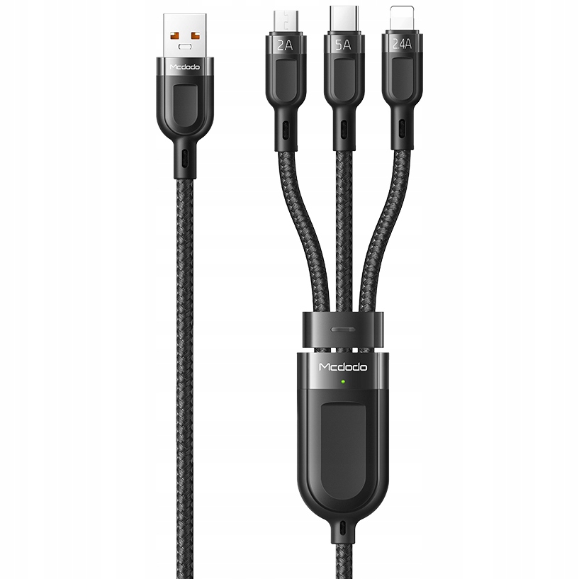 Купить КАБЕЛЬ MCDODO LIGHTNING MICRO USB-C 3 В 1, 5 А, 60 Вт, QC 4: отзывы, фото, характеристики в интерне-магазине Aredi.ru