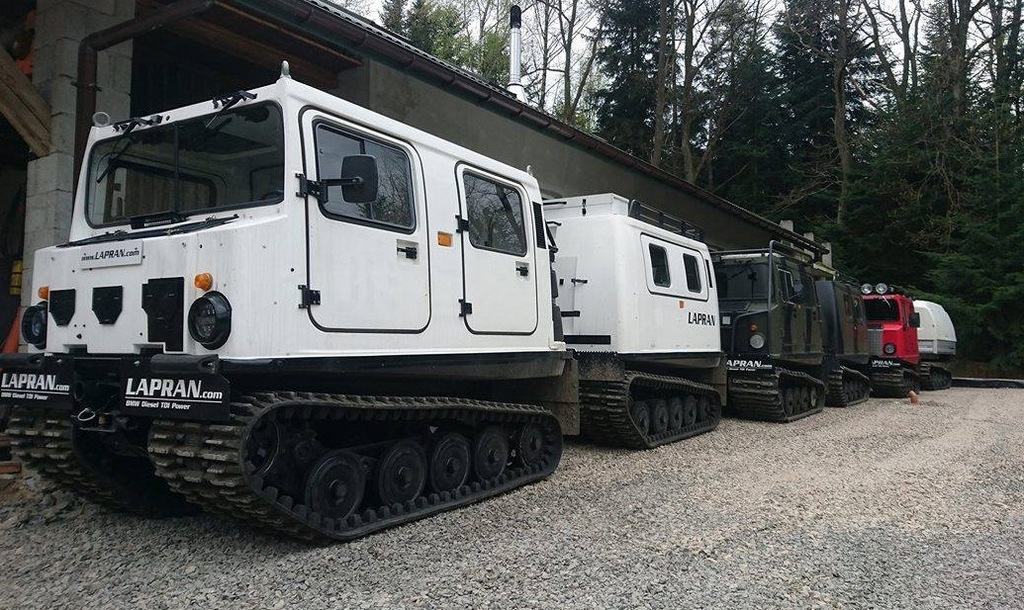 Hagglund BV206 amfibia unimog ratrak energetyka