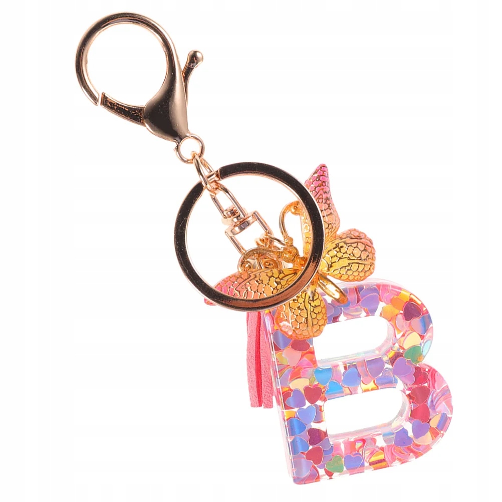 Butterfly Alphabet Key Sequin Backpack Keychains - 13733140886 ...