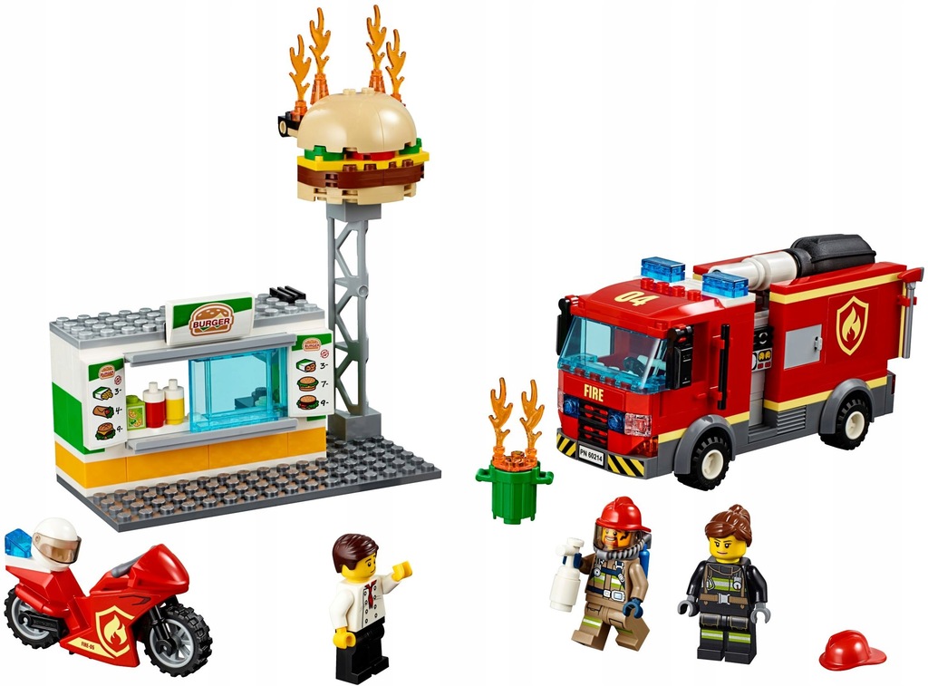 Купить LEGO CITY: Спасение из горящего бара (60214): отзывы, фото, характеристики в интерне-магазине Aredi.ru
