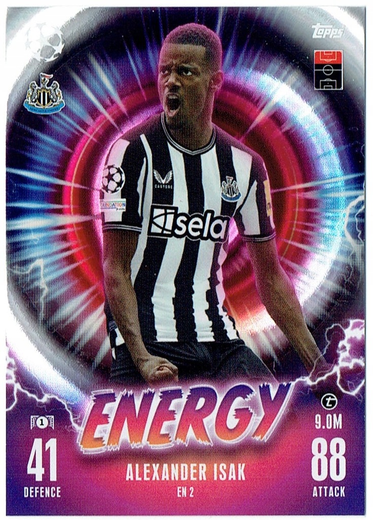 Topps Match Attax 23/24 Karta ENERGY - EN2 ALEXANDER ISAK