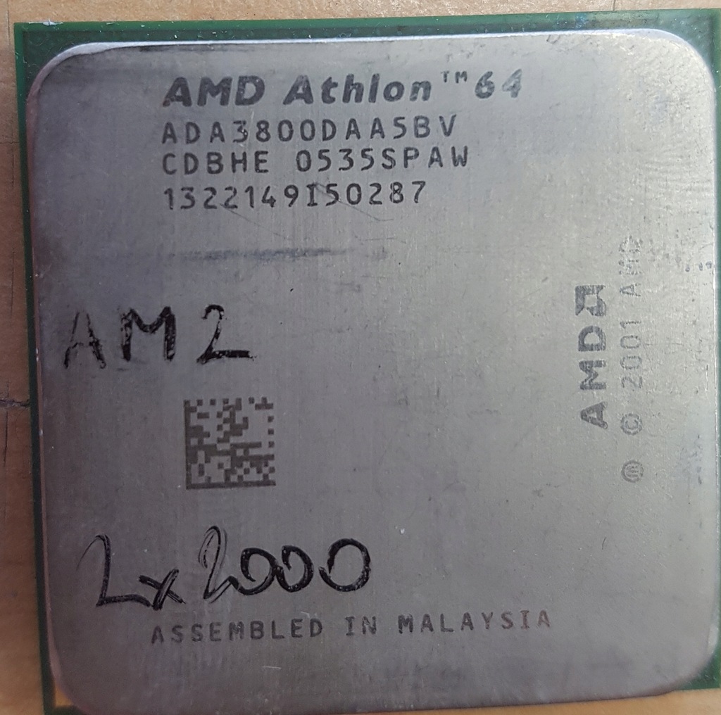 AMD Athlon 64 X2 3800+ 2GHz ADA3800DAA5BV