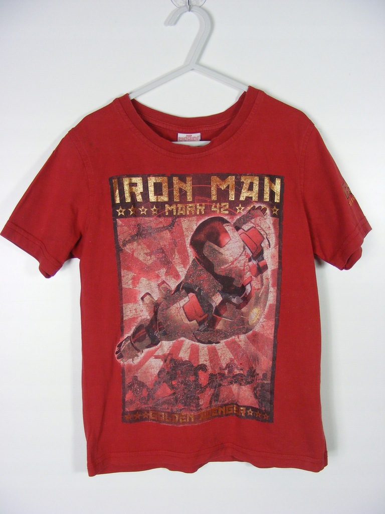 IRON MAN koszulka t-shirt z aplikacją 110-116 cm