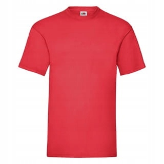 koszulka T-shirt męski krótki rękaw - CZERWONY; L