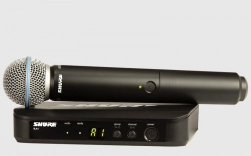 SHURE BLX24E/B58 system bezprzewodowy z mikrofonem do ręki BETA 58