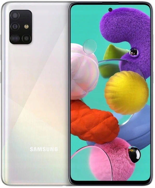 Купить Смартфон Samsung Galaxy A51 6/128 ГБ белый: отзывы, фото, характеристики в интерне-магазине Aredi.ru