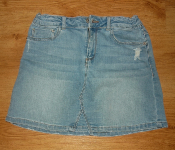 ZARA GIRLS spódniczka jeansowa r.152 mini