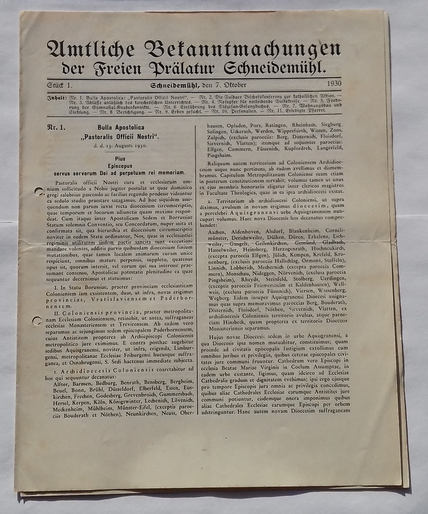 1930 Stegers Schlochau Vratislavia Varmie Posen