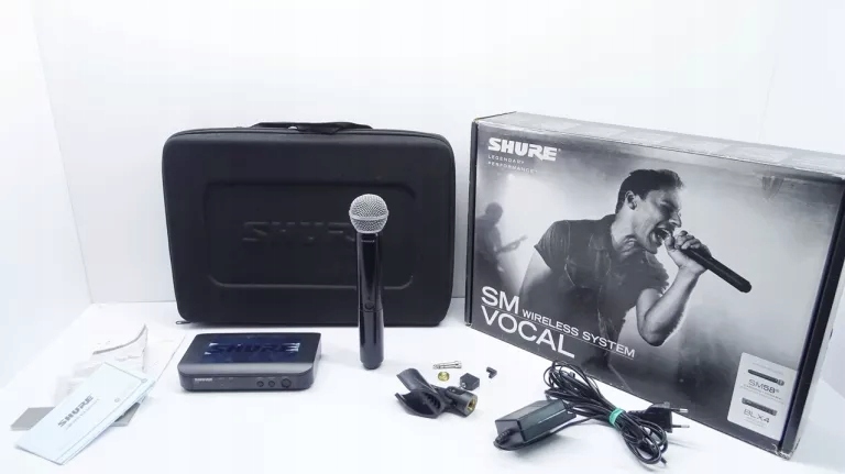 MIKROFON BEZPRZEWODOWY SHURE BLX2/SM58 Z ODBIORNIKIEM BLX4 T11 ZESTAW