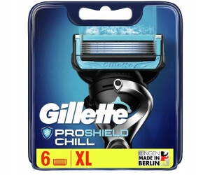 6 x GILLETTE FUSION PROSHIELD CHILL WKŁADY DO GOLENIA