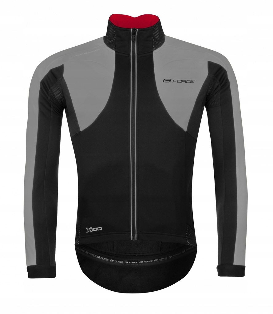 FORCE X100 Kurtka rowerowa SOFTSHELL XL