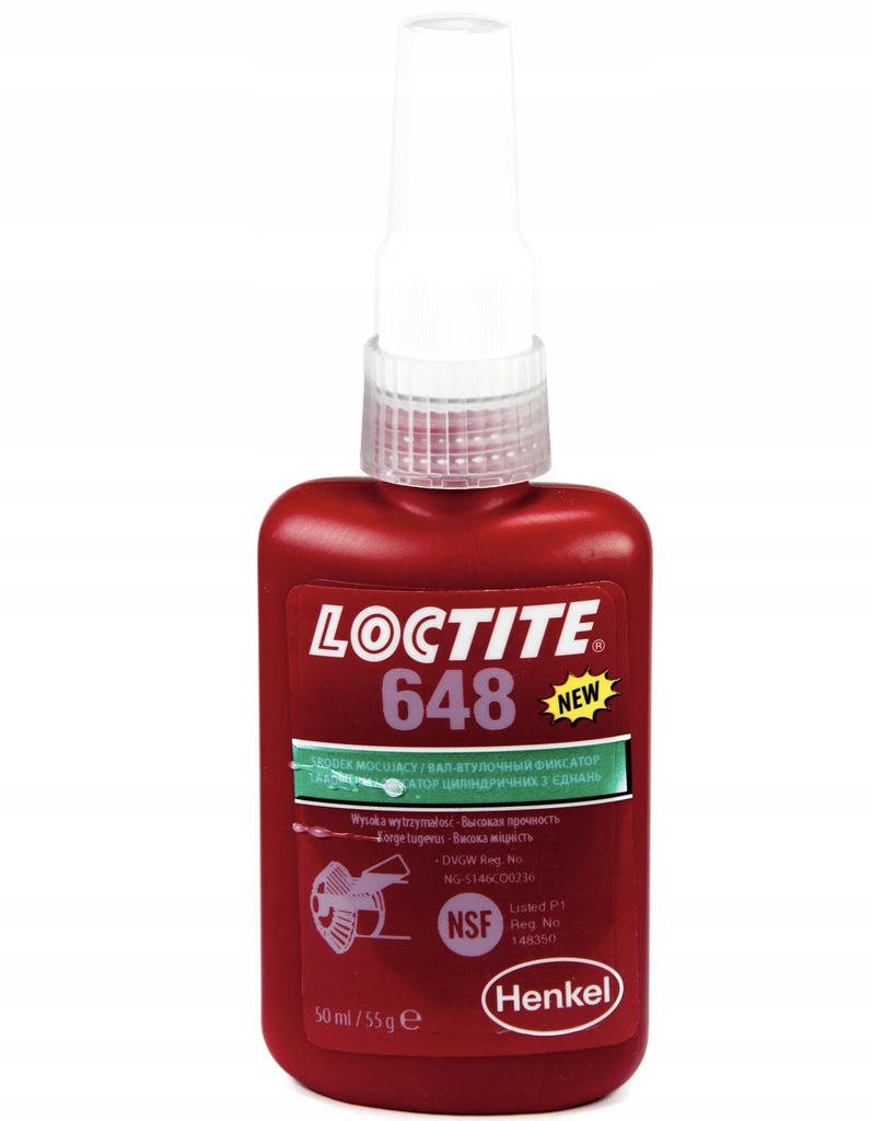 LOCTITE 648 Klej aneorobowy do osadzania 50ml