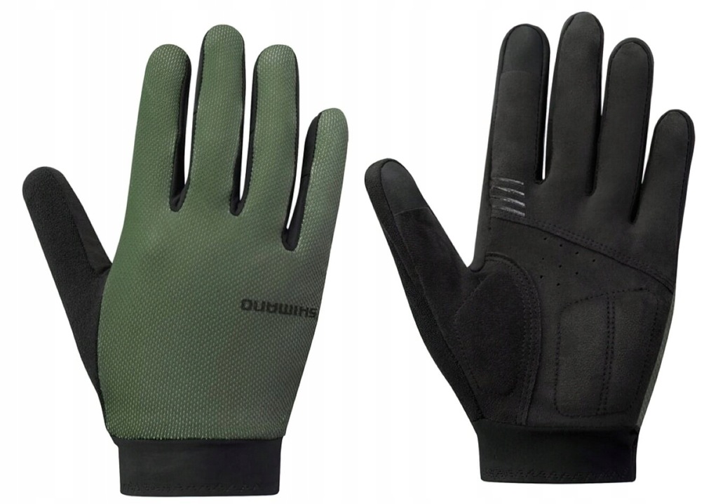 Rękawiczki rowerowe SHIMANO Explorer FF (rozmiar L) Zielony