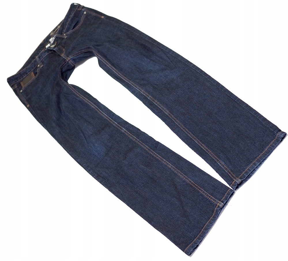 XXC305 MANGO MODNE SPODNIE JEANSOWE 40/42 N-V