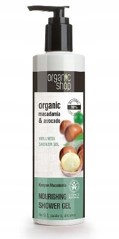 Organic Shop Żel pod prysznic Nawilżający Kenijska