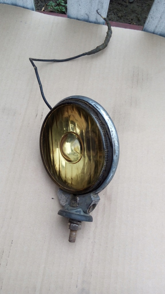 RARYTAS zabytkowa lampa halogen MOTOSPRZĘT POZNAŃ