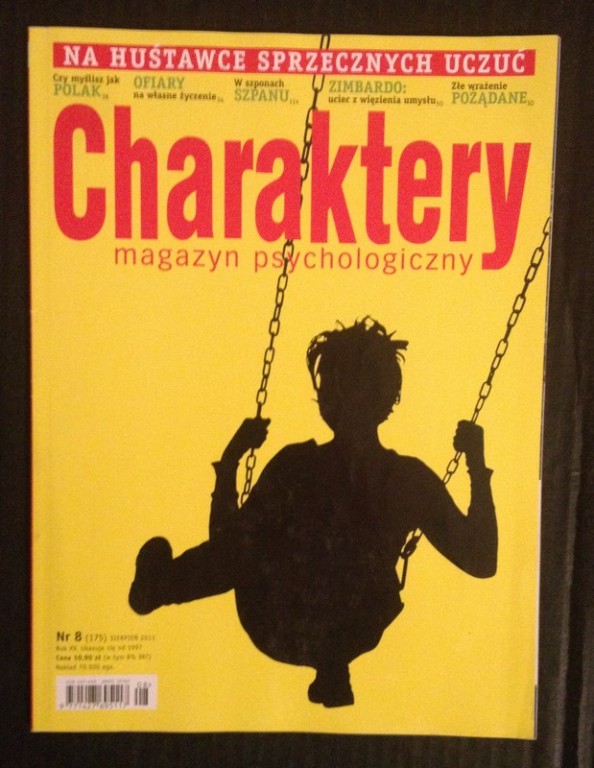 Charaktery  - magazyn psychologiczny  8/2011